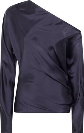 Ann Demeulemeester Roos Bias Cut Drop Shoulder Top