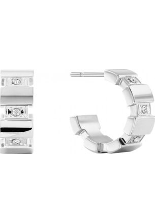 Tommy Hilfiger Womens 2780777 Ladies Earrings - Grey Stainless Steel - One Size