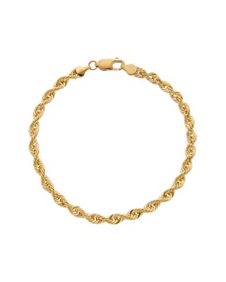 Italian Gold, Inc 10K 5Mm Hollow Rope Bracelet