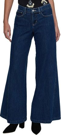 L'agence LAgence Savina Low-Rise Wide Leg Sneaker Jean