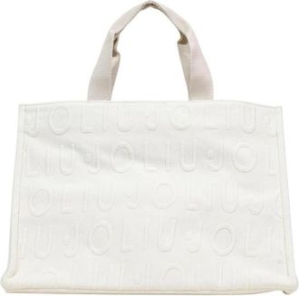 Liu Jo Elegante Polyester Handtas - Dames - Shoppers - Wit - ONE Size - Polyester - Tassen