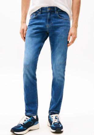 Tommy Jeans Scanton Slim Slim?Fit?Jeans mit mittlerer Leibh&ouml;he, 5?Pocket?Design