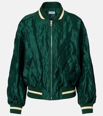 Loewe Double L taffeta bomber jacket