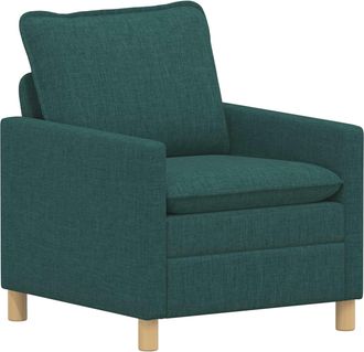 vidaXL Sof&aacute; Verde Oscuro 76 X 81 X 87,5 Cm Tela Vidaxl
