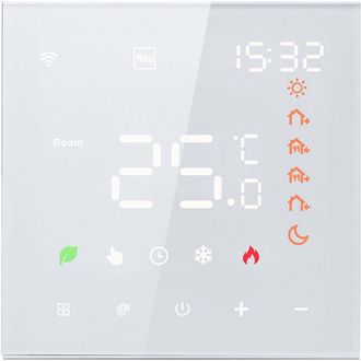 OEM Termostato Inteligente Tuya Wifi Con Control Por Voz, Pantalla T&aacute;ctil Lcd Digital De 3 A, Controlador De Temperatura Para Calefacci&oacute;n De S&oacute;tano, Pared