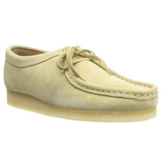 Clarks Wallabee Suede Womens Lace Up Shoes - Maple - Size:UK 5.5
