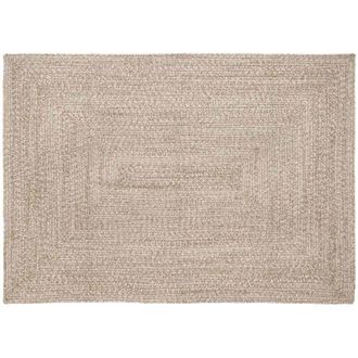 vidaXL Alfombras De &Aacute;rea Rectangular Natural Y 120 X 170 Cm Yute Vidaxl