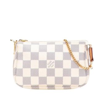 Louis Vuitton Pre-owned Mini Bags, female, White, Size: ONE SIZE Pre-owned Canvas Mini Bag