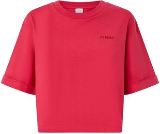Pinko logo-embroidered T-shirt