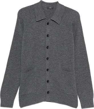 Hosio Vest met polokraag - Grijs