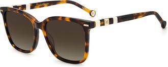 Carolina Herrera Ladies Brown Rectangular Sunglasses CH0045-S-C1H