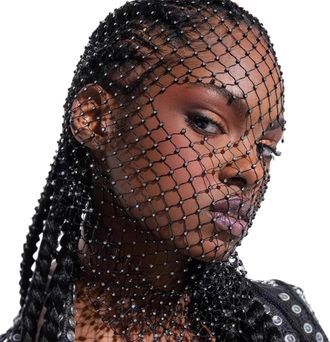 Generic Black Mesh Festival Hooded With Breathable Design Suitable For Party Lovers And Unique Fashion Statements