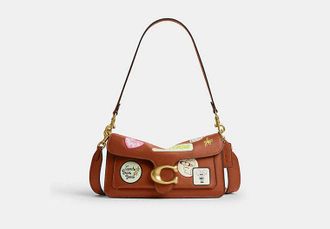 Coach Brain Dead Soft Tabby Shoulder Bag 26 With Patches