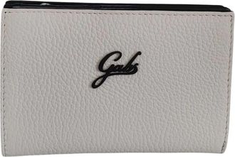 Gabs Witte Portemonnee met Rits voor Kaarten en Geld - Dames - Portefeuilles - Grijs - ONE Size - Leer - Accessoires