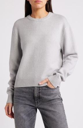 Good American Cozy Crewneck Sweater in Heather Grey at Nordstrom Rack, Size X-Large