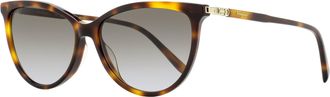 Ferragamo Ferragamo Womens Gancini Cat-Eye Sunglasses SF2870SCP 214 Tortoise 55mm