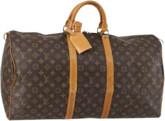 Louis Vuitton Pre-owned Weekend Bags, female, Brown, Size: ONE SIZE Pre-owned Vintage Weekend Bag
