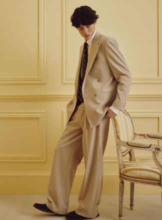 Le 31 Mens Pleated belted pant Antwerp fit - Straight and loose