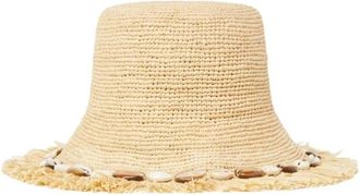 Alanui Chasing The Shadows Raffia Hoed - Dames - Hoeden - Bruin - Xs/S - Accessoires