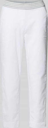 Toni Jogpants mit elastischem Bund Modell Sue in Weiss, Gr&ouml;&szlig;e 38