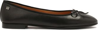 Kazar Zwarte minimalistische ballerinas - Dames - Ballerinas - Zwart - 37 EU - Leer - Schoenen