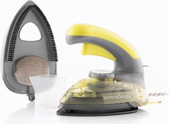 InnovaGoods Northix Velyron Mini Plancha De Vapor Gris Amarillo 800w