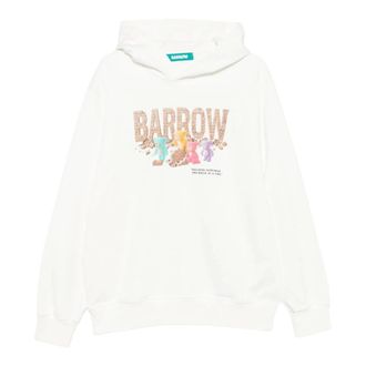 Barrow Barrow - 412 Cocco Hoodie - unisex - Sweatshirts & Hoodies - Wit - Maat: S Katoen