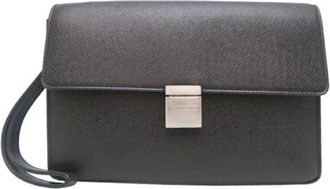 Louis Vuitton Pre-owned Clutches, male, Black, Size: ONE SIZE Pre-owned Selenga Clutch Bag