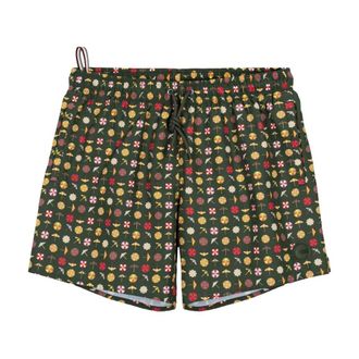 Colmar Beachwear, male, Green, Size: 2XL Patterned Swimming Trunks