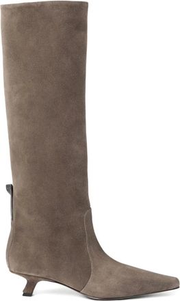 Brunello Cucinelli Suède laarzen - Bruin