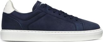 Brunello Cucinelli low-top sneakers - men - Rubber/Calf Leather/Calf Suede - 41.5 - Blue