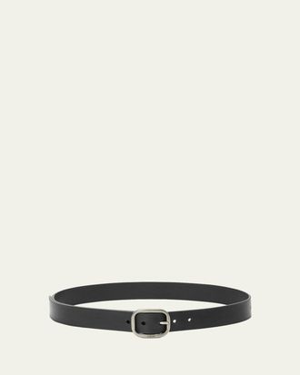 Loewe Buckle Calf Leather Belt