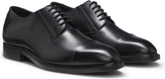 BOSS Cap-toe Derby shoes in leather