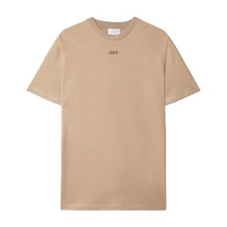 Off-white Heren, Tops, Beige, Maat: XL Katoen
