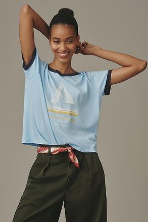 The Laundry Room x Anthropologie Ringer T-Shirt Top