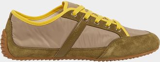 Givenchy Mens Slim Nylon and Suede Low-Top Sneakers