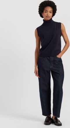 Chinti and Parker Wool-Cashmere High-Neck Tank in Navy at Nordstrom, Size X-Large