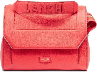 Lancel Rode Ninon Flap Tas - Dames - Schoudertassen - Rood - ONE Size - Leer - Tassen