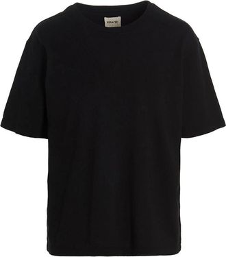 Khaite Mae T-Shirt - Dames - T-shirts - Zwart - M - Katoen - Tops