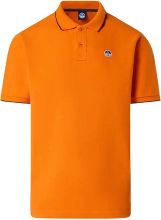 North Sails Polo 692452 - Heren - Polos - Oranje - 2XL - Katoen - Tops