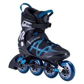 K2 F.I.T. 90 Boa Mens Inline Skates in Black/blue at Nordstrom, Size 8