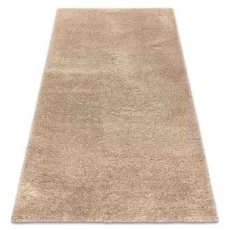 RugsX Alfombra Shaggy Micro Color Caramelo Beige 120x170 Cm
