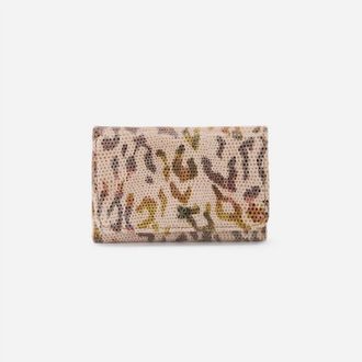Hobo Womens Jill Trifold Wallet In Summer Safari