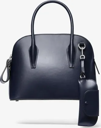 Michael Kors Kaitlin Medium Leather Dome Satchel