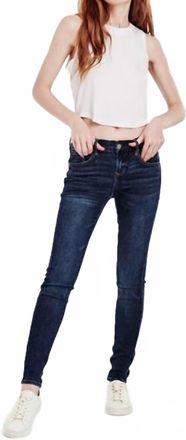 Dear John Denim Joyrich Mid Rise Skinny Full Jeans In Mullholand Wash