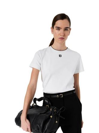 Gerard Darel Maiane Monogram Logo T-Shirt in White at Nordstrom, Size X-Small