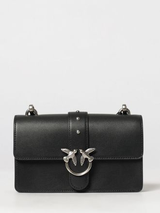 Pinko Mini borsa a tracolla Love One Classic in pelle liscia con fibbia Love Birds
