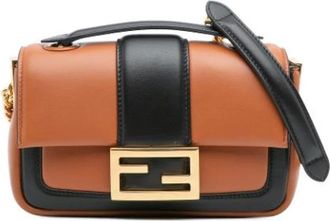Fendi Pre-owned Cross Body Bags, female, Brown, Size: ONE SIZE Pre-owned Vintage Cross Body Bag