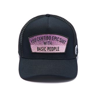 Cult of Individuality MESH TRUCKER HAT EPIC SHIT CRYSTALS