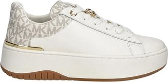 Michael Kors Dottie Lace Up - Dames - Schoenen - Beige - Maat: 41 EU Leer